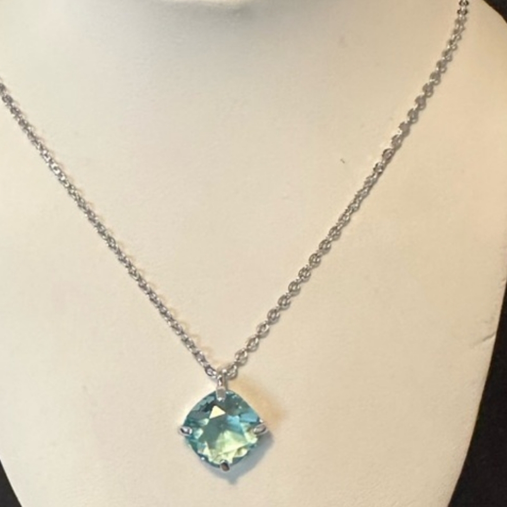 Swarovski Swarovski Light Blue / Aqua Crystal Pendant Necklace